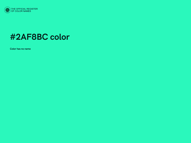 #2AF8BC color image