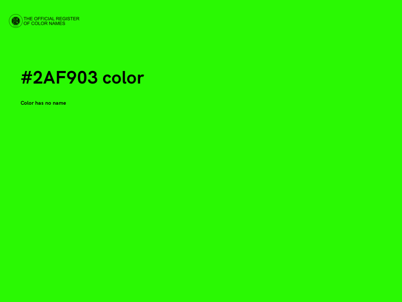 #2AF903 color image