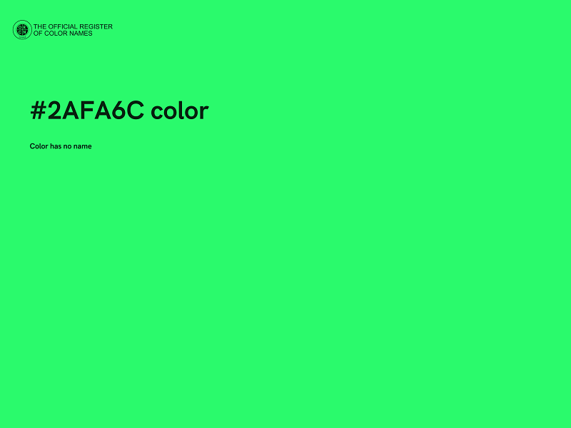 #2AFA6C color image