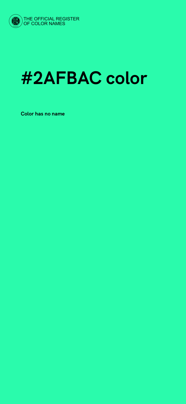 #2AFBAC color image