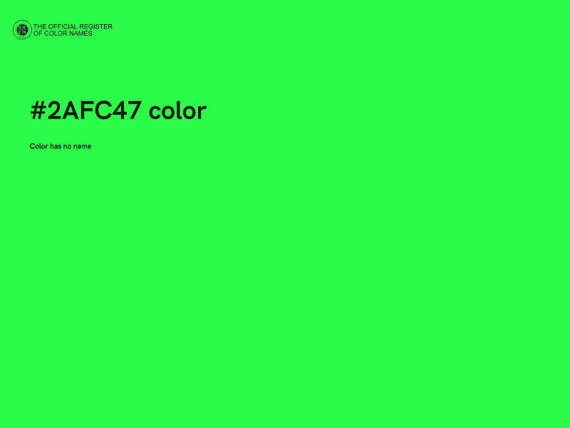 #2AFC47 color image