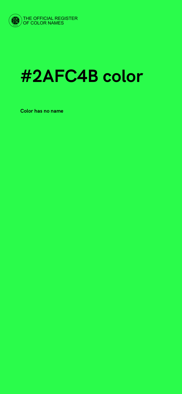#2AFC4B color image