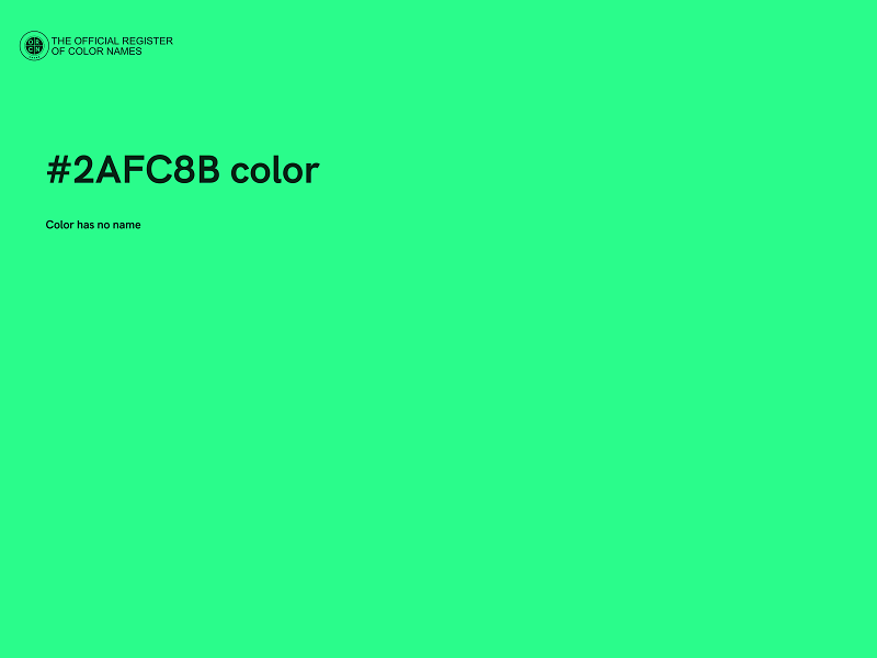#2AFC8B color image