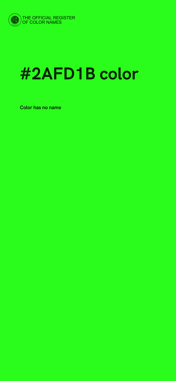 #2AFD1B color image
