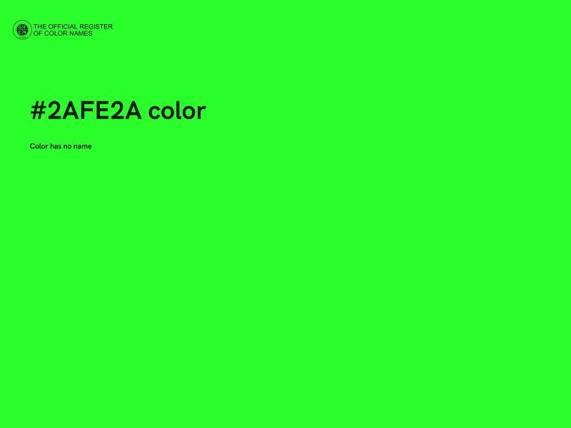 #2AFE2A color image