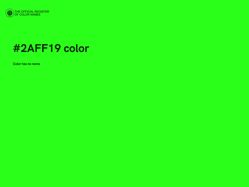 #2AFF19 color image