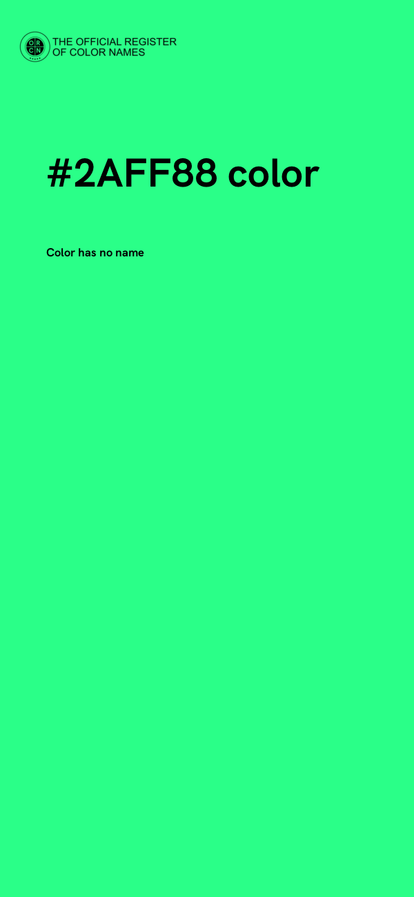 #2AFF88 color image