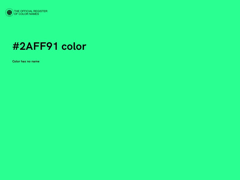 #2AFF91 color image