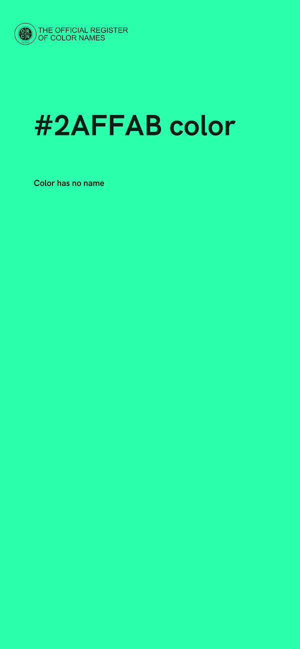 #2AFFAB color image