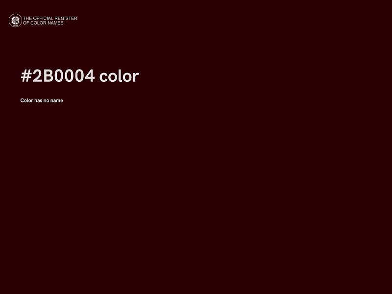 #2B0004 color image