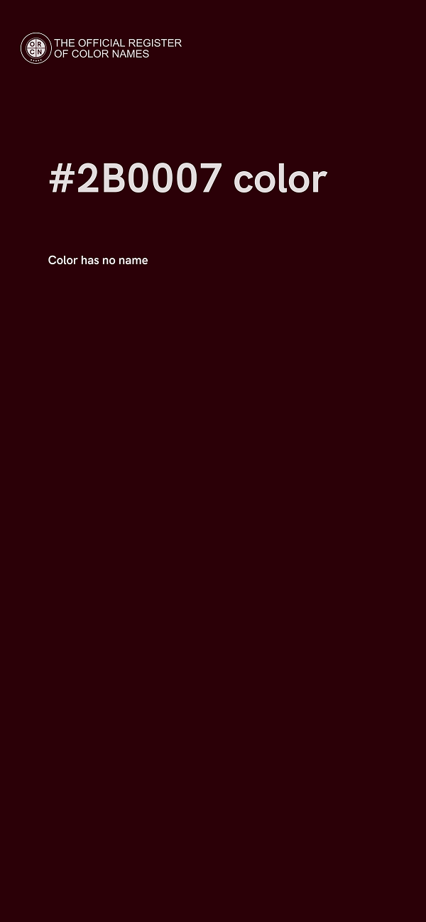 #2B0007 color image
