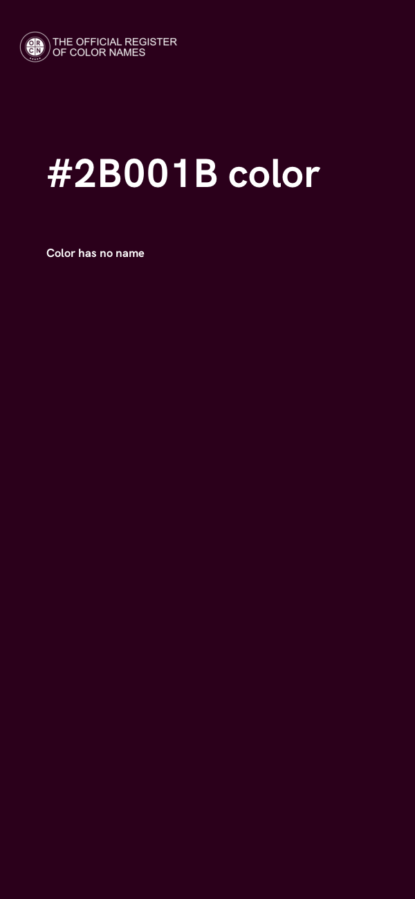 #2B001B color image