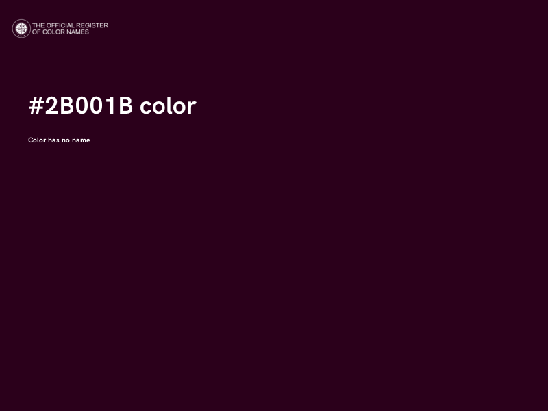 #2B001B color image