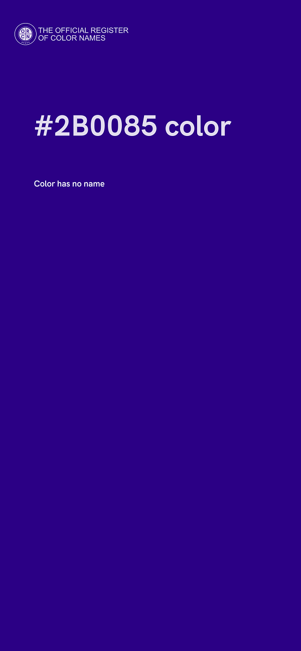 #2B0085 color image