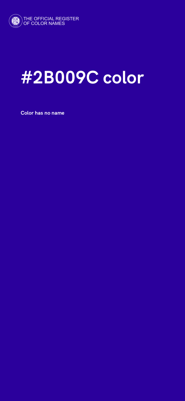 #2B009C color image