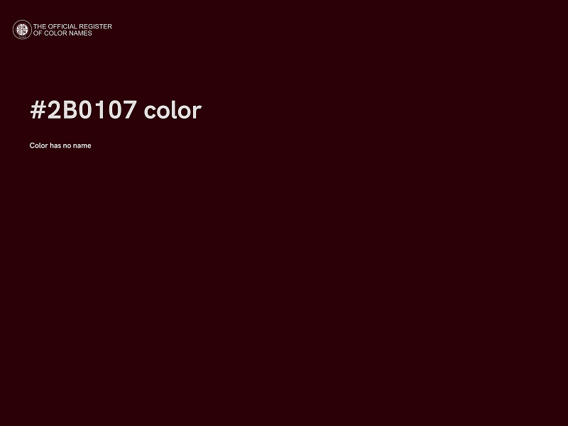 #2B0107 color image
