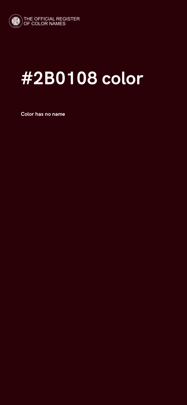 #2B0108 color image