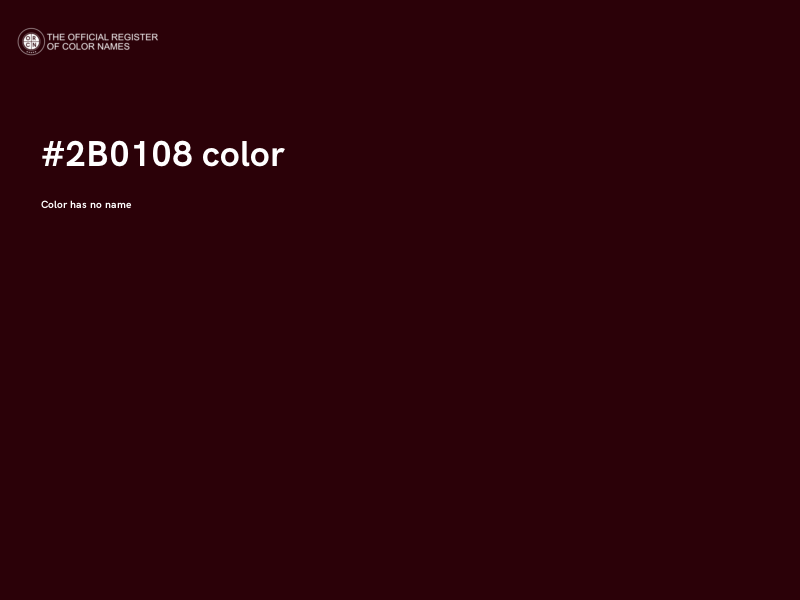#2B0108 color image