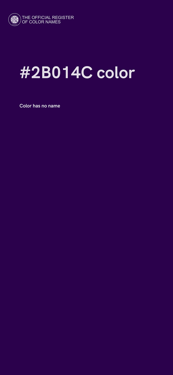 #2B014C color image
