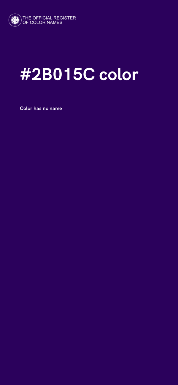 #2B015C color image