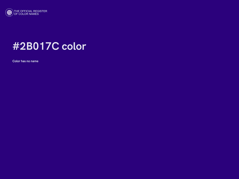 #2B017C color image