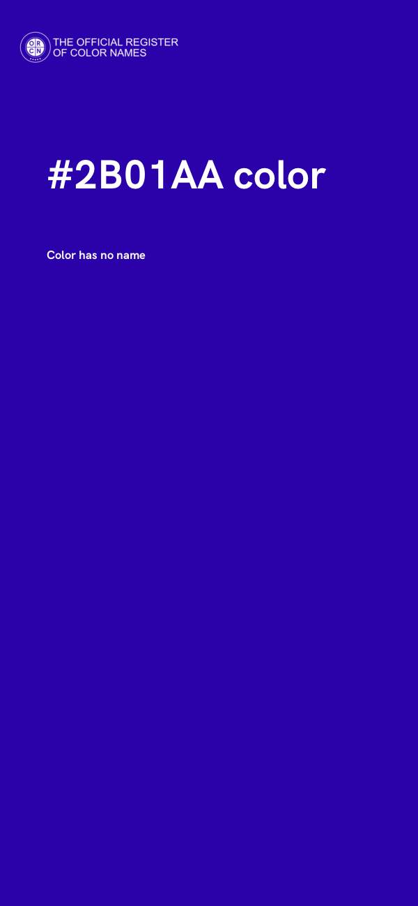 #2B01AA color image