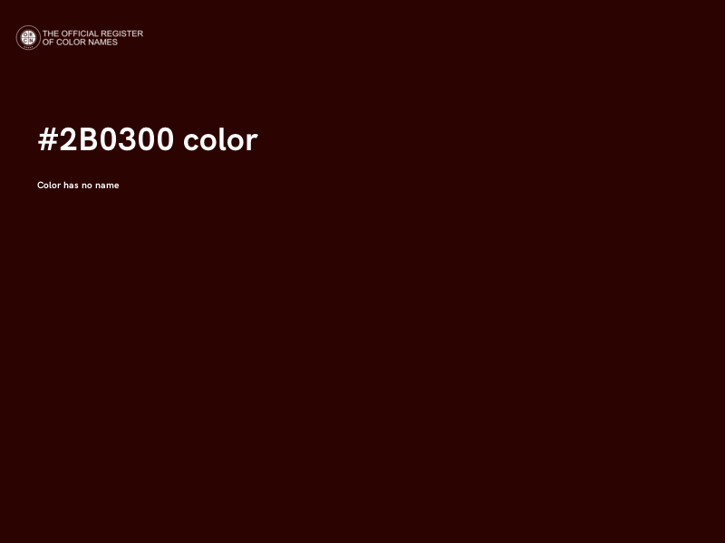 #2B0300 color image