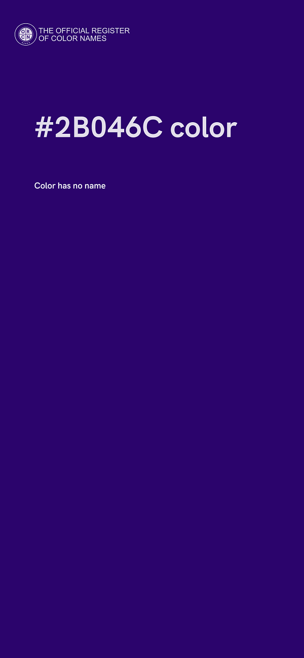 #2B046C color image