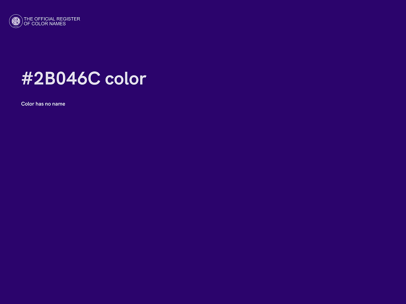 #2B046C color image
