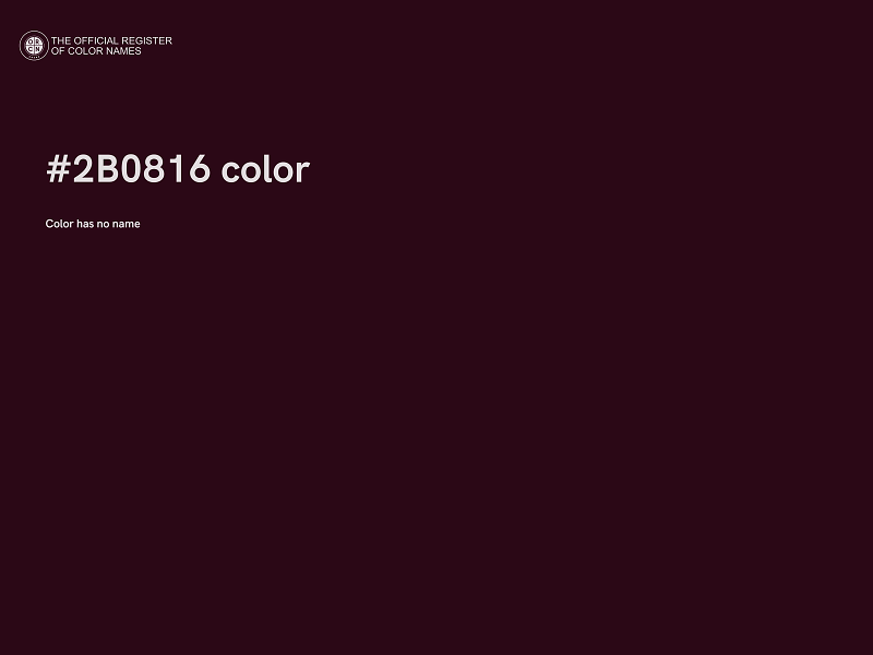 #2B0816 color image