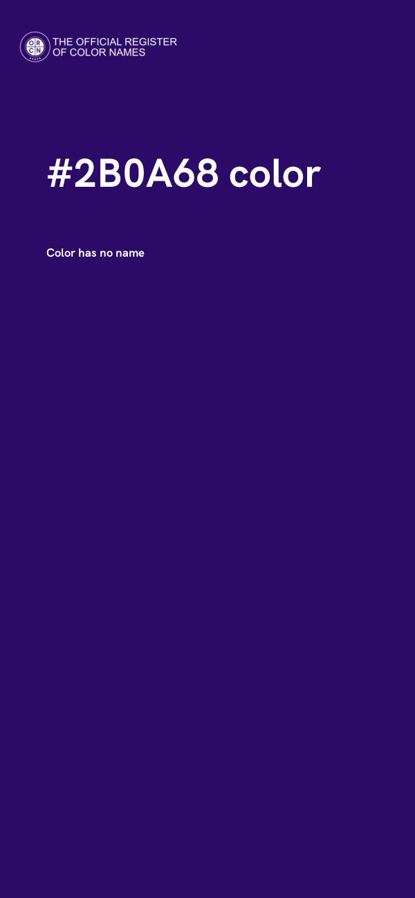 #2B0A68 color image
