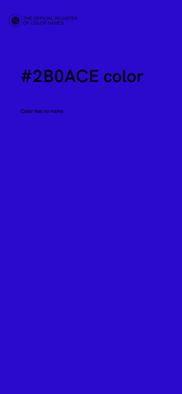 #2B0ACE color image