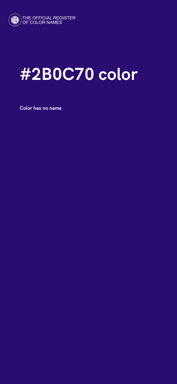 #2B0C70 color image