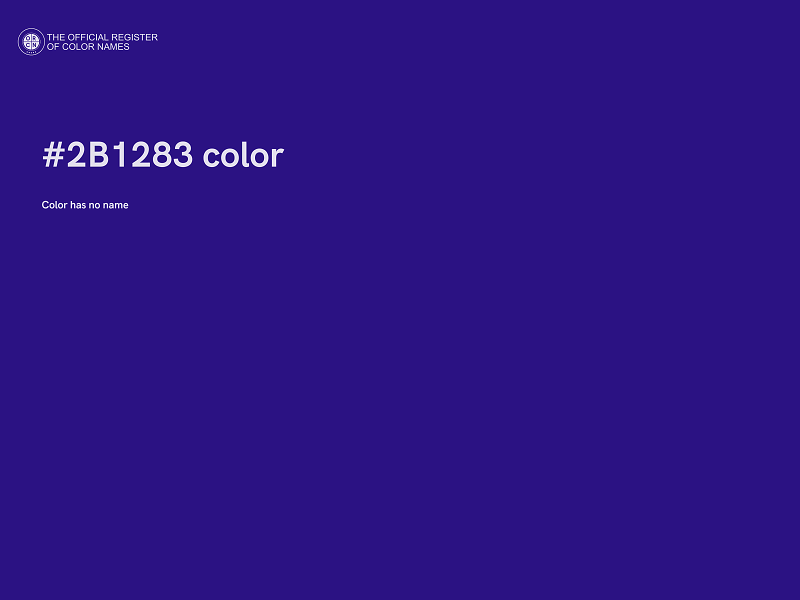 #2B1283 color image
