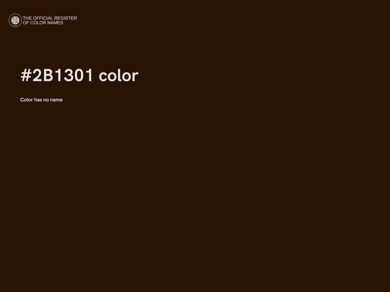 #2B1301 color image