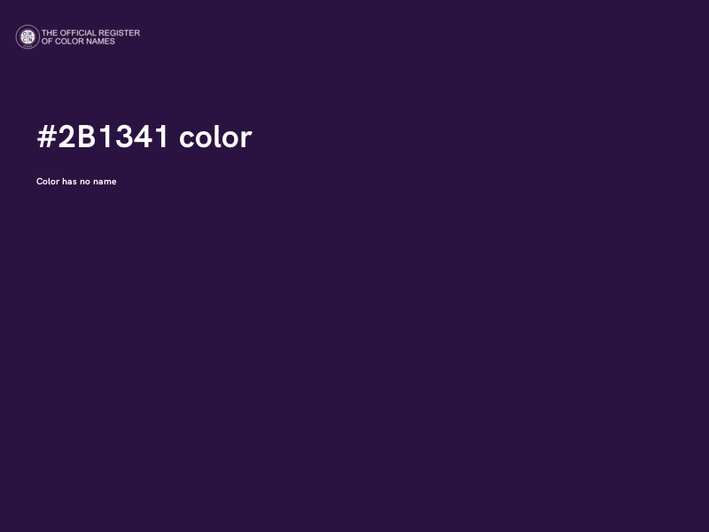 #2B1341 color image