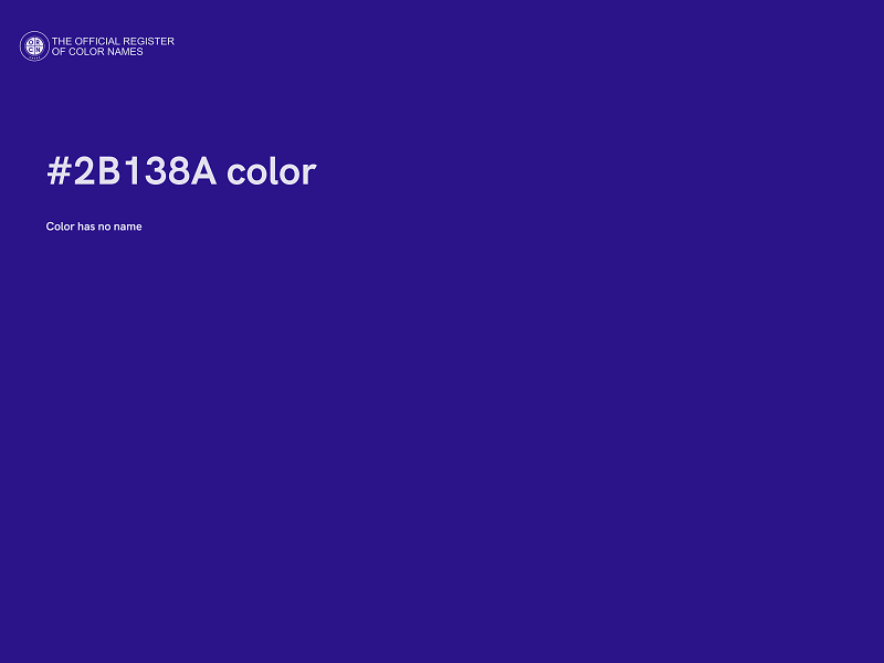 #2B138A color image