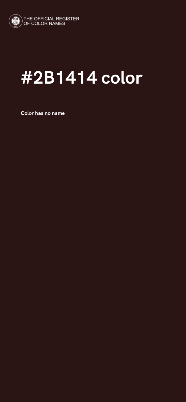 #2B1414 color image