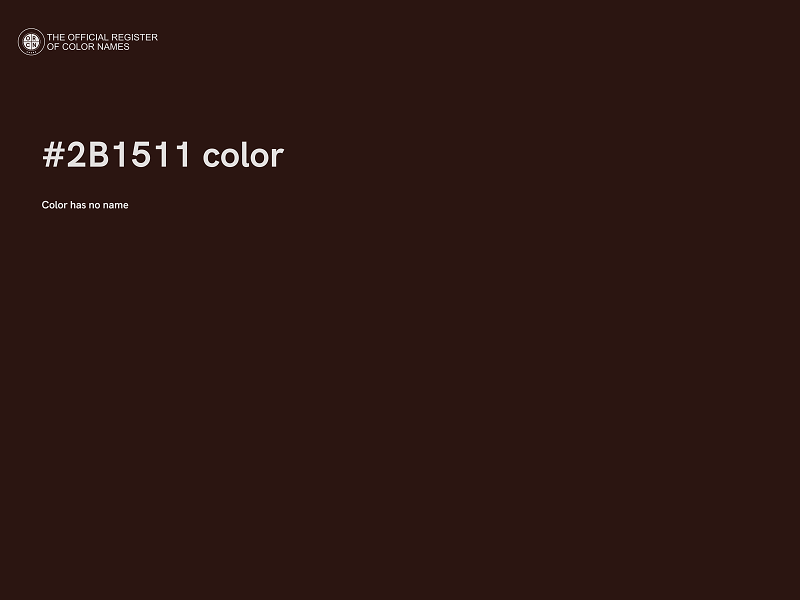 #2B1511 color image