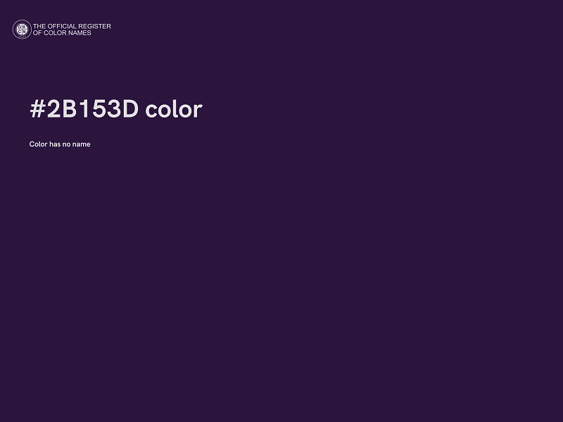 #2B153D color image