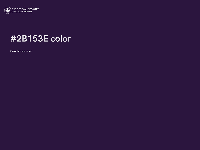 #2B153E color image