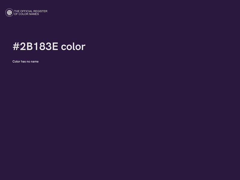 #2B183E color image