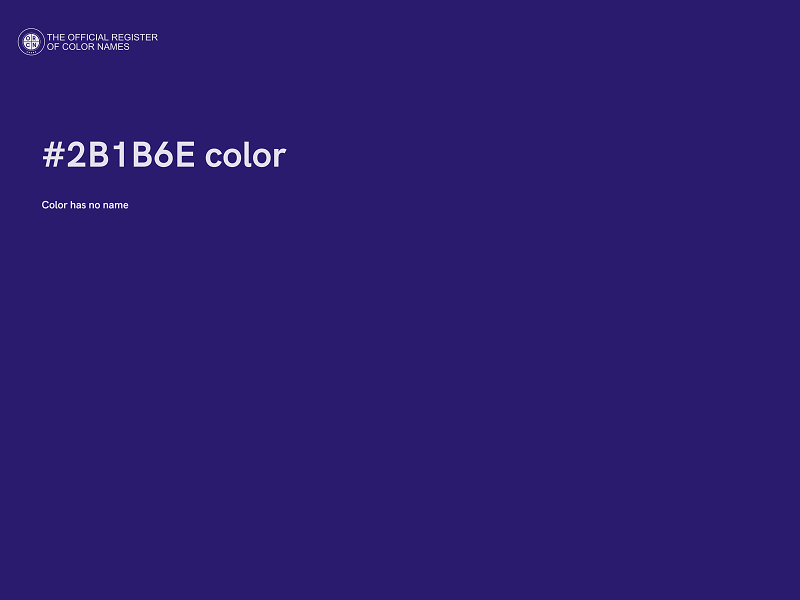 #2B1B6E color image