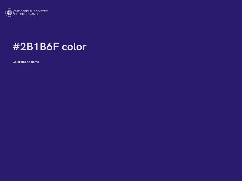 #2B1B6F color image