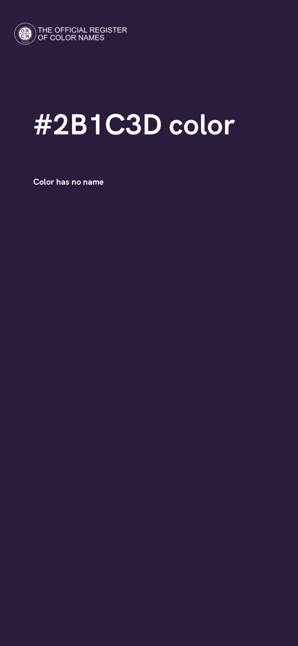 #2B1C3D color image