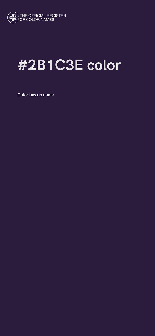 #2B1C3E color image