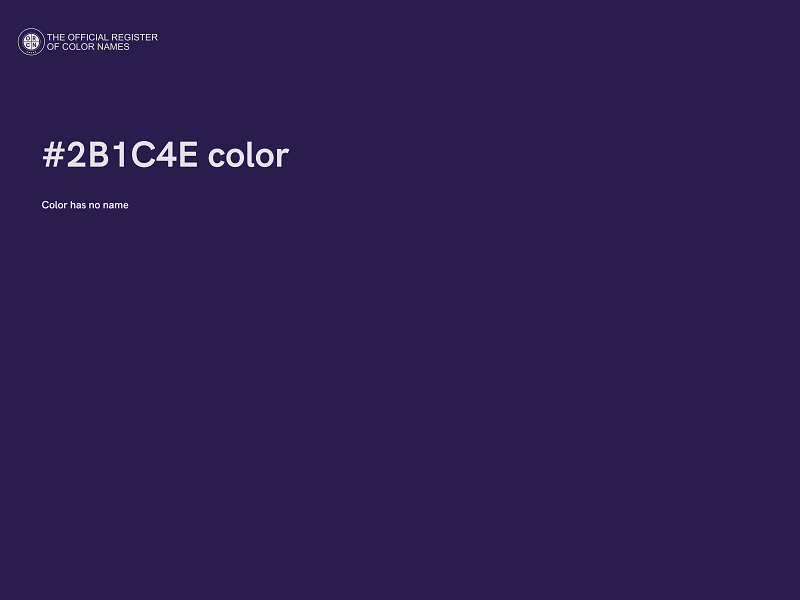 #2B1C4E color image