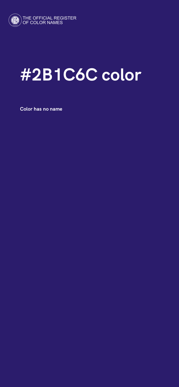 #2B1C6C color image
