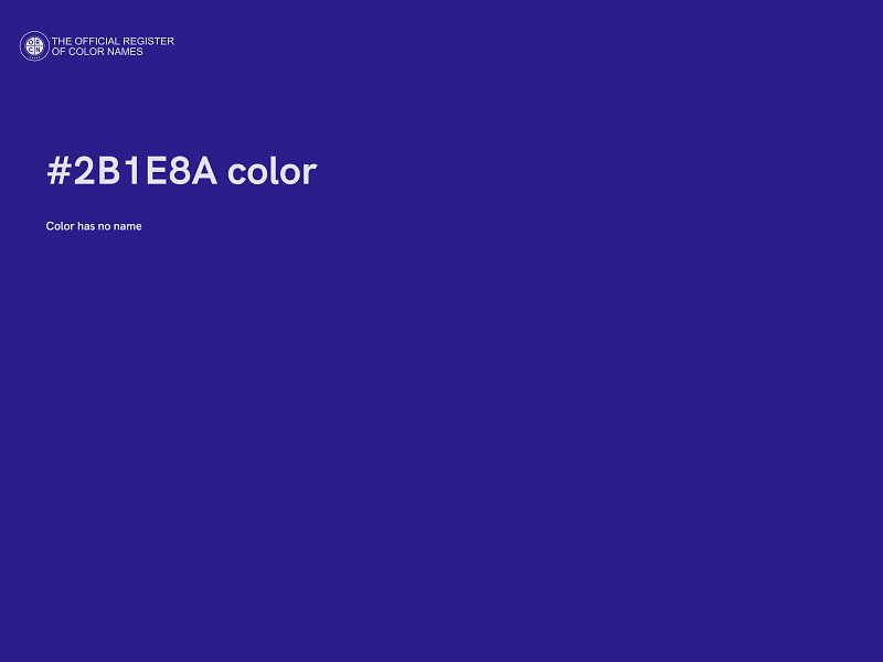 #2B1E8A color image