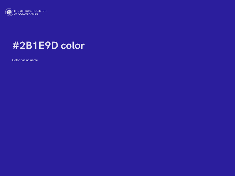 #2B1E9D color image